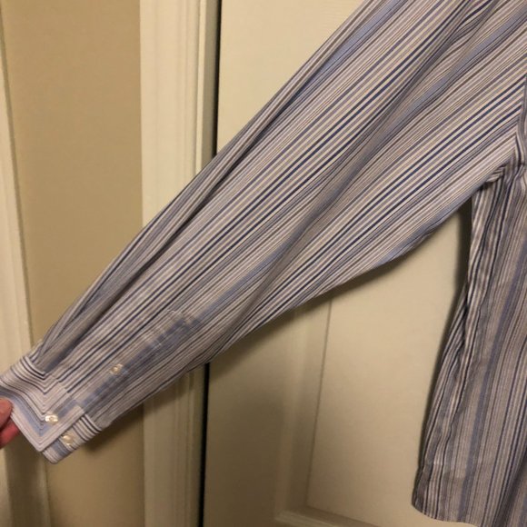 Denver Hayes Mens Small Slim Fit Button Down Shirt - New with Tags - Picture 7 of 9